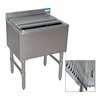 BK Resources 30"W Stainless Steel Underbar Insulated Ice Bin w/Cold Plate - UB4-18-IBCP30-8 