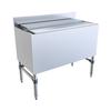 BK Resources UB4-18-IBCP36-8 36"W Stainless Steel Underbar Insulated Ice Bin w/Cold Plate 
