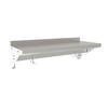 BK Resources BKWS-1230-PR 30"Wx12"D Stainless Steel Wall Mount Premium Overshelf 