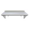 BK Resources BKWS-1630-PR 30"Wx16"D Stainless Steel Wall Mount Premium Overshelf 