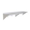 BK Resources BKWS-1672-PR 72"Wx16"D Stainless Steel Wall Mount Premium Overshelf 