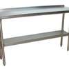 BK Resources 60"Wx18"D All Stainless Steel Work Table - SVTR-1860 