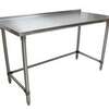 BK Resources 60"Wx24"D All Stainless Steel Work Open Base Table - SVTROB-6024 