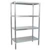 BK Resources 55"Wx24"Dx72"H Galvanized Steel Dry Storage Shelving Unit - VSU6-5524 