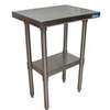 BK Resources 24"Wx18"D Stainless Steel Work Table - VTT-1824 