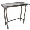 BK Resources 36"Wx18"D Stainless Steel Open Base Work Table - VTTOB-1836 