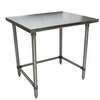 BK Resources 30"Wx24"D Stainless Steel Open Base Work Table - VTTOB-3024 