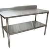 BK Resources 60"Wx24"D Stainless Steel Work Table - VTTR5-6024 