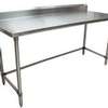 BK Resources 72"Wx30"D Stainless Steel Open Base Work Table - VTTR5OB-7230 