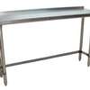 BK Resources 72"Wx18"D Stainless Steel Open Base Work Table - VTTROB-1872 