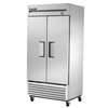 True 35cuft Commercial Freezer 2 Solid Doors & Stainless Interior - TS-35F-HC 