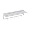 Channel Manufacturing Commercial 48 X 12 Wall Mount Shelf with 5 Pot Hooks & Bar - TWS1248/PH 