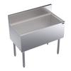 Krowne KR19-36 Royal 36in x 19in Stainless Steel Underbar 110lb Ice Bin 