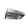 Captive-Aire Systems, Inc. 4ft SND-2 Series Stainless Steel Sloped Wall Canopy Hood - 4212SND-2 - 4 