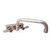 BK Resources EVO-4SM-6 Evolution Series Splash Mount Faucet with 6in Swing Spout 