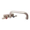 BK Resources EVO-4SM-10 Evolution Series Splash Mount Faucet with 10in Swing Spout 