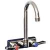 BK Resources EVO-4SM-5G Evolution Series Splash Mount Faucet with 5in Gooseneck Spout 