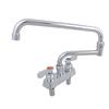 BK Resources EVO-4DM-18 Evolution Series Deck Mount Faucet with 18in Jointed Spout 