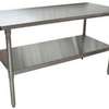 BK Resources 60"W x 30"D 14 Gauge Stainless Steel Work Table - QVT-6030 