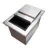 BK Resources DICP7-2820 28"W x 20"D Drop-in Ice Bin with 7 Circuit Cold Plate 