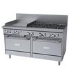 Garland GFE60-6G24RR GFE Starfire Pro Series Restaurant Gas Range 60in 
