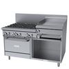 Garland GFE60-6R24RS GFE Starfire Pro Series Restaurant Gas Range 60in 