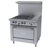 Garland G36-4G12R G Starfire Pro Series Gas Restaurant Range 36in 