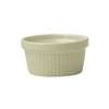 International Tableware, Inc American White 8oz Stoneware-Ceramic Fluted Ramekin - RAMF-10-AW 