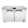 Atosa 48in Double Door Undercounter Reach-in Freezer - MGF8406GR 