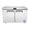 Atosa 60in Double Door Undercounter Reach-in Refrigerator - MGF8403GR 