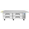 Atosa 76in Double Section Extended Top Stainless Steel Chef Base - MGF8454GR 