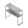 John Boos OSE26FK-1836 18"W x 36"L Double Stainless Steel Overshelf 