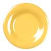Thunder Group 7-5/8in Yellow Wide Rim Melamine Plates - 1dz - CR007YW 