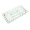 Thunder Group 1/3 Size Clear Polycarbonate Solid Food Pan Lid - PLPA7130C 