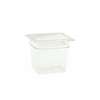 Thunder Group 1/6 Size Clear Polycarbonate Food Pan 6in Depth - PLPA8166 