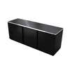 Fagor Refrigeration 96in Black Exterior Refrigerated Bar Cooler With Epoxy Rails - FBB-95-N 