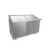 Fagor Refrigeration 60in Mega Top Sandwich Prep Table With Adjustable Shelves - FMT-60-24-N 