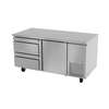 Fagor Refrigeration 68in Stainless Steel Two Shelf Undercounter Refrigerator - SUR-67-D2 