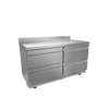 Fagor Refrigeration 61in Stainless Steel Worktop Refrigerator With Four Drawers - FWR-60-D4-N 