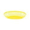 Thunder Group PLBK938Y 9-3/8in Diameter Yellow Polypropylene Fast Food Basket -1dz 