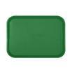 Thunder Group 12in x 16-1/4in Green Polypropylene Fast Food Tray - PLFFT1216GR 