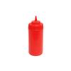 Thunder Group PLTHSB016RW 16oz Red Plastic Squeeze Bottle - 6 Per Pack 