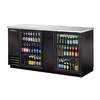 True 69in Two Section Glass Door Back Bar Cooler - TBB-3G-HC-LD 