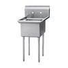 Falcon Food Service 18in x 18in Stainless Steel 1 Compartment Sink - E1C-18X18-0 