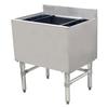 Falcon Food Service IB-3018 30in X 18in Stainless Steel Underbar Ice Bin with 80lb Capacity 