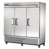 True 78in Stainless Steel Reach-In Three-Section Freezer - TS-72F-HC 