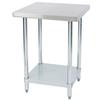 Falcon Food Service WT-2424 24in x 24in Stainless Steel 18 Gauge Worktable 
