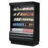 Turbo Air 50in Black Vertical Refrigerated Open Display Merchandiser - TOM-50B-SP-N 