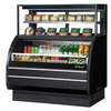 Turbo Air 62-5/8in Open Display Merchandiser with Refrigerated Top Case - TOM-W-60SB-UF-N 