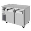 Turbo Air J Series 48in Two-Section Undercounter Narrow Depth Freezer - JUF-48S-N 
